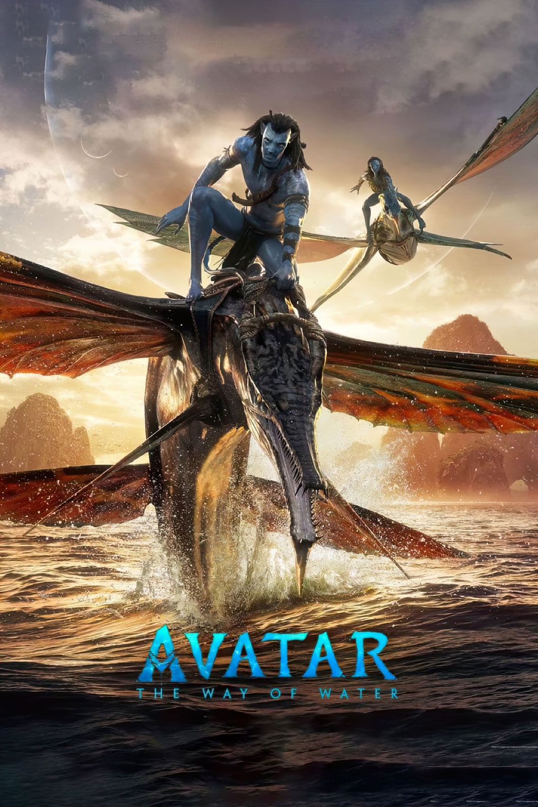 Avatar The Way Of The Water V10 (2022) Movie Poster High Quality Glossy Paper A1 A2 A3 A4 A3 Framed or Unframed!!!