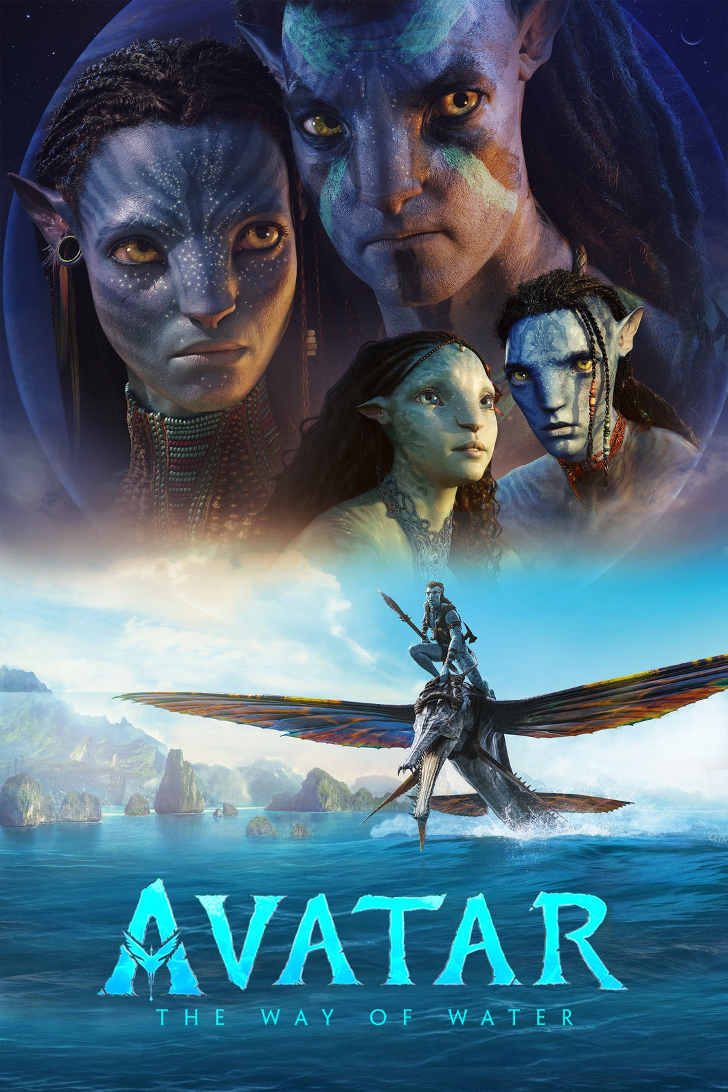 Avatar The Way Of The Water V11 (2022) Movie Poster High Quality Glossy Paper A1 A2 A3 A4 A3 Framed or Unframed!!!