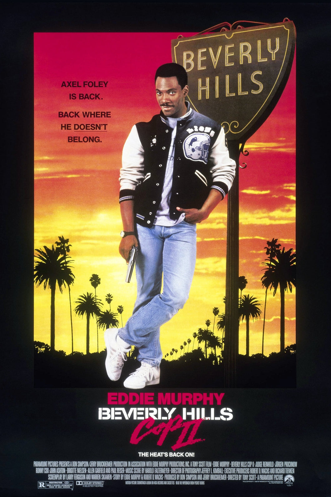 Beverly Hills Cop II (1987) Movie Poster Framed or Unframed Glossy Poster Free UK Shipping!!!