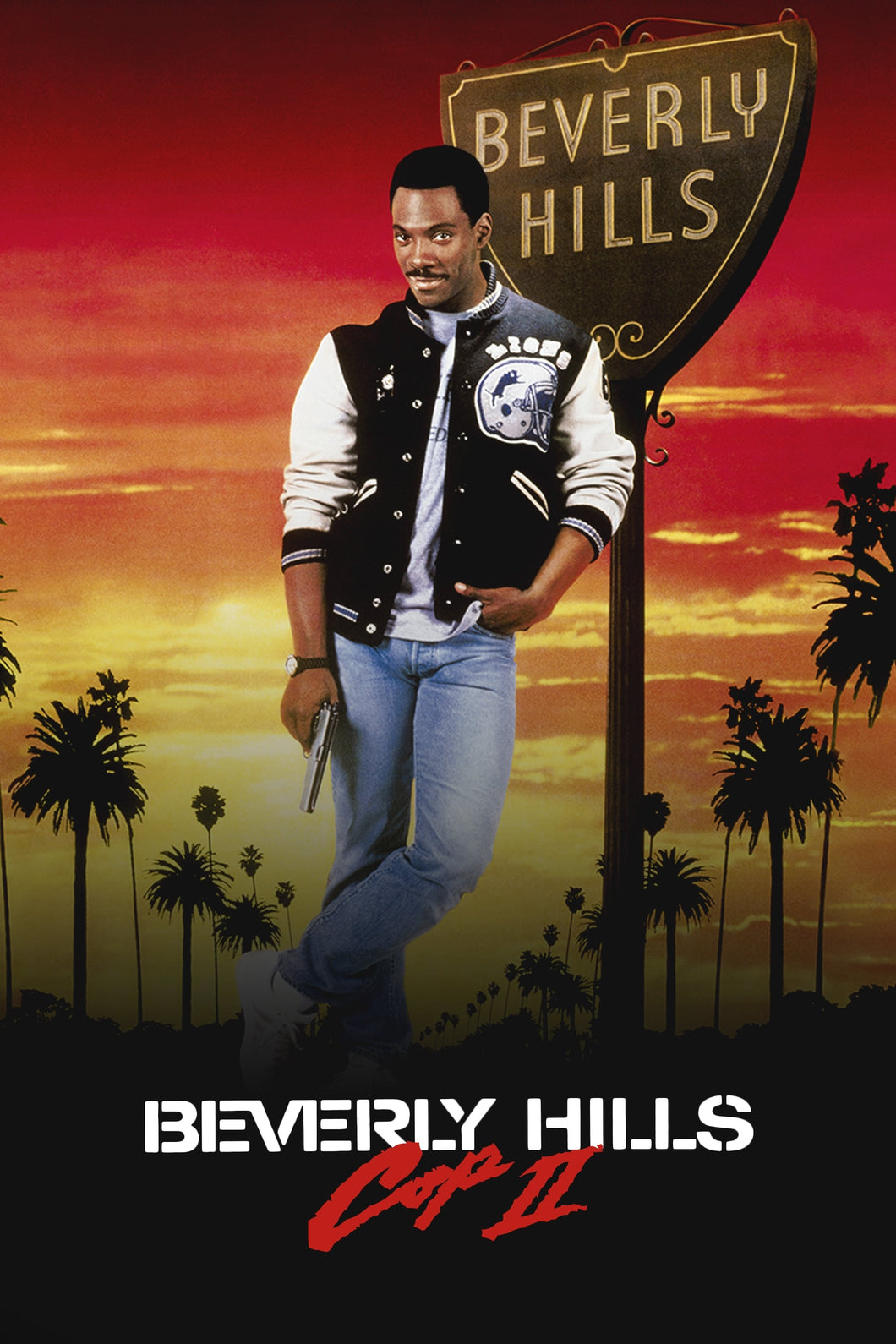 Beverly Hills Cop II (1987) V1 Movie Poster Framed or Unframed Glossy Poster Free UK Shipping!!!