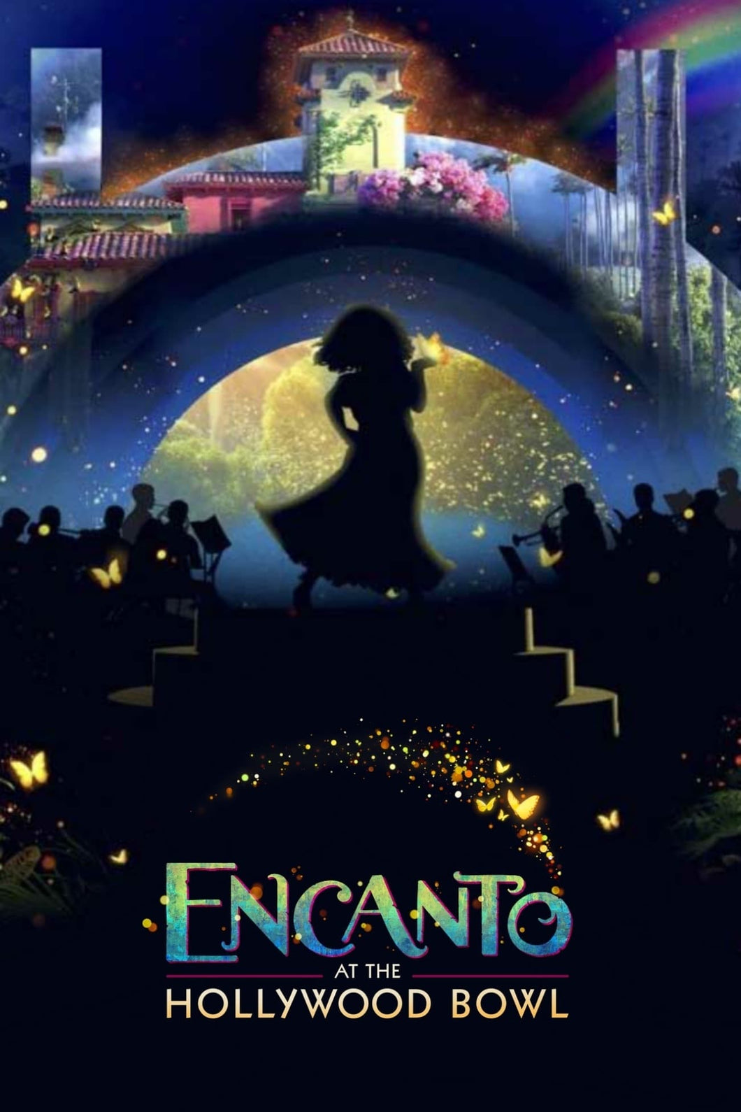 Encanto at the Hollywood Bowl (2022) V3 Movie Poster High Quality Glossy Paper  A3 A4 A3 Framed or Unframed!!!