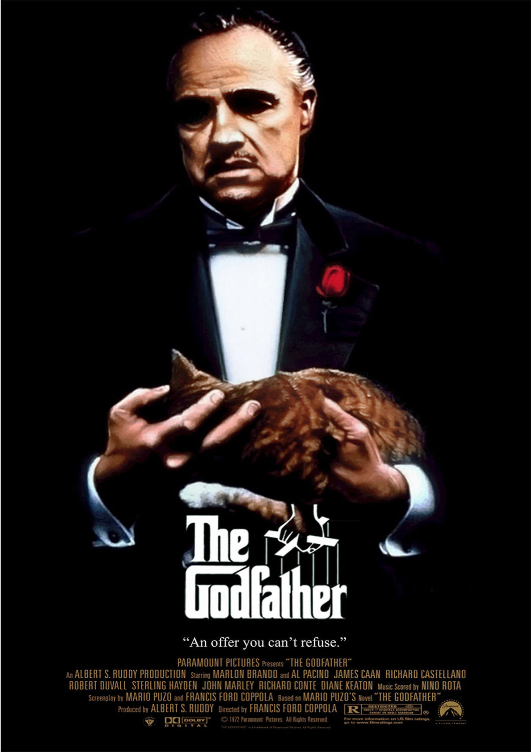 The Godfather V2 Movie Poster Framed or Unframed Glossy Poster Free UK Shipping!!!