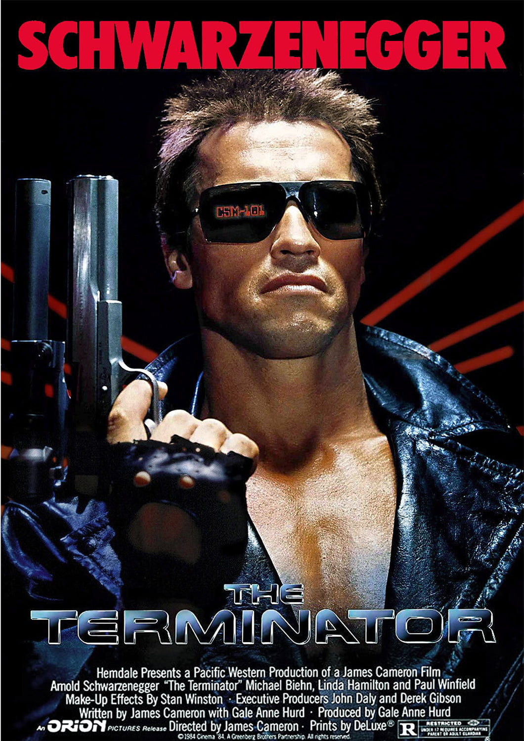 Terminator V2 Movie Poster Framed or Unframed Glossy Poster Free UK Shipping!!!