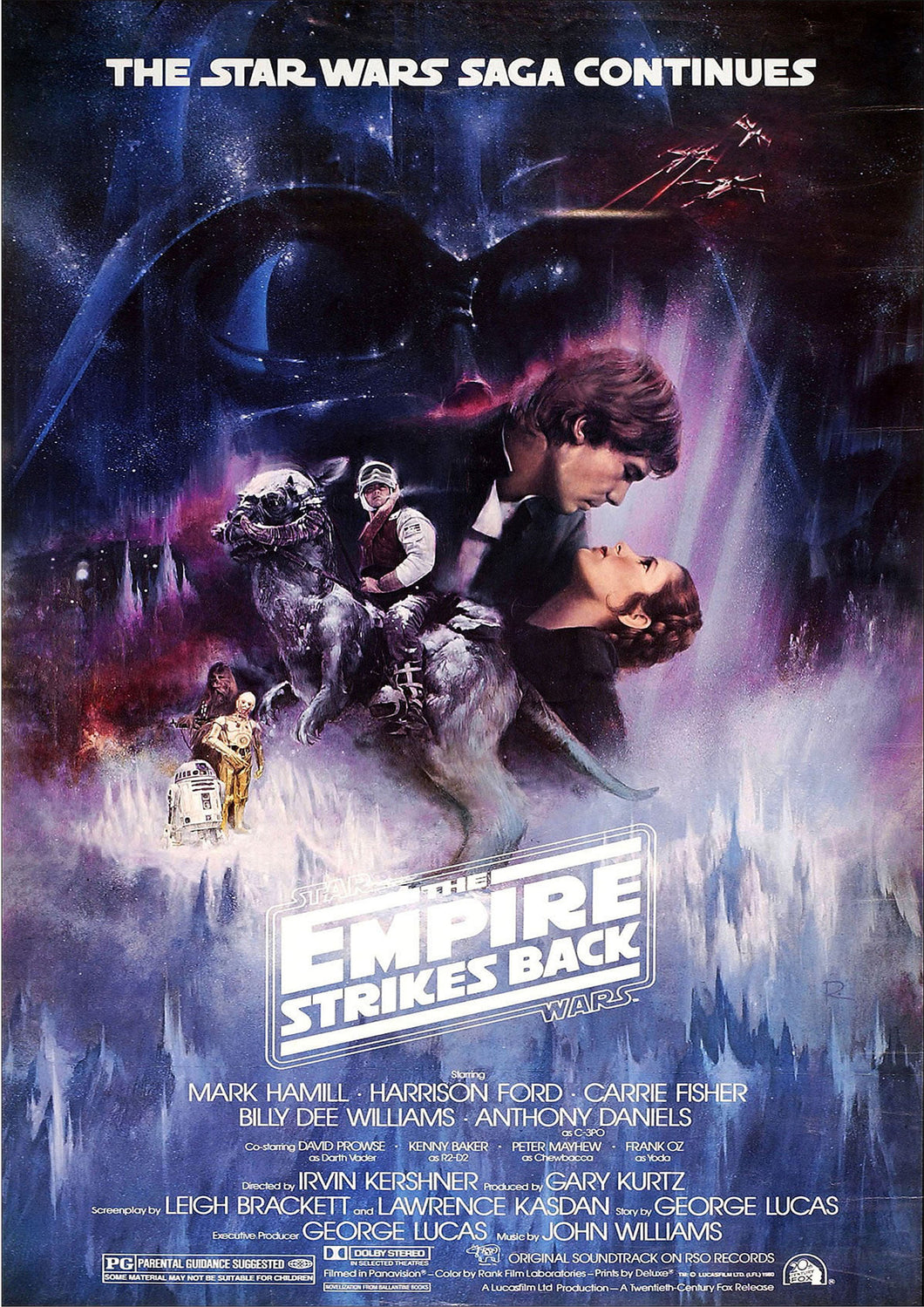 Star Wars The Empire Strike Back Movie Poster Framed or Unframed Glossy Poster Free UK Shipping!!!