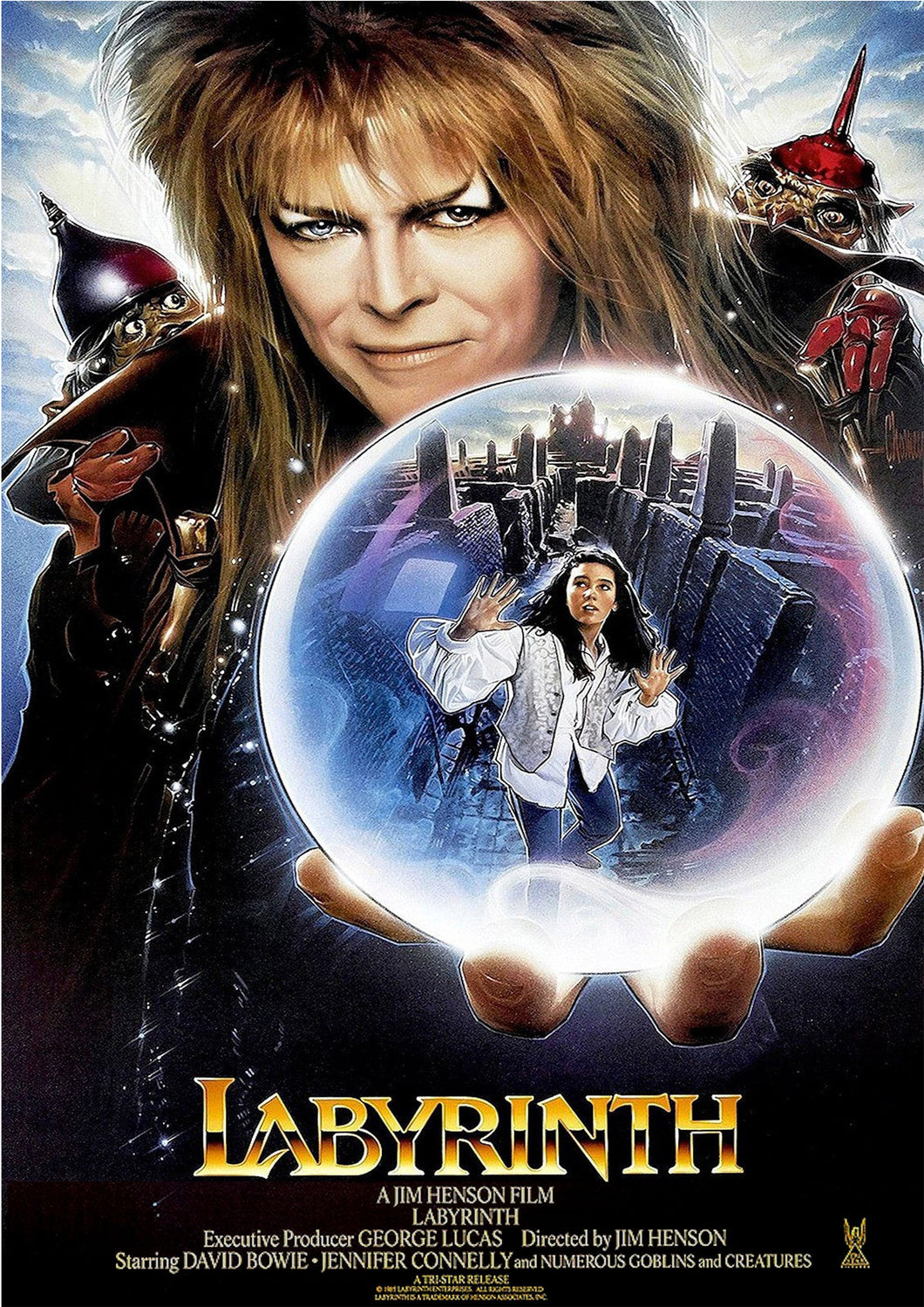 Labyrinth Movie Poster Framed or Unframed Glossy Poster Free UK Shipping!!!
