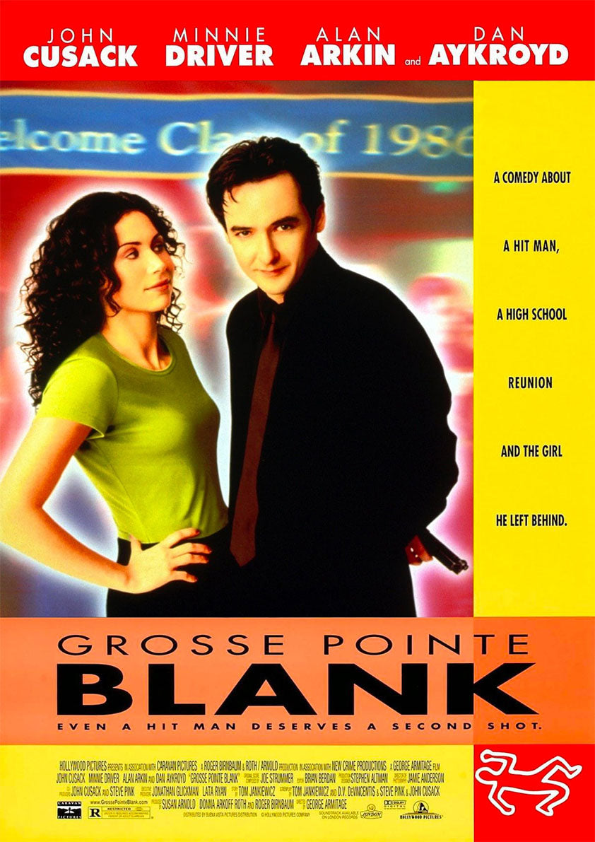 Grosse Pointe Blank (1997)A34 Movie Poster High Quality Glossy Paper A1 A2 A3 A4 A3 Framed or Unframed!!!