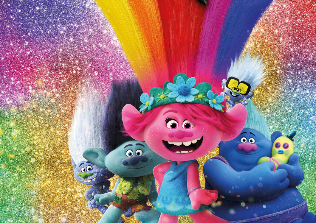 Trolls World Tour Animated Movie Poster Framed or Unframed Glossy Poster Free UK Shipping!!!