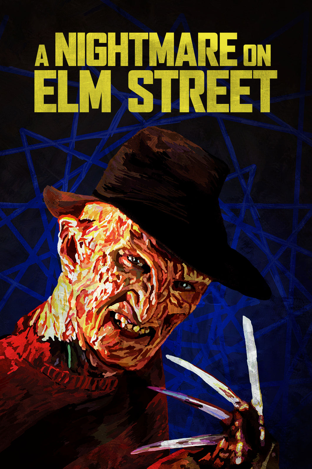 A Nightmare on Elm Street (1984)v3 Movie Poster High Quality Glossy Paper A1 A2 A3 A4 A3 Framed or Unframed!!!