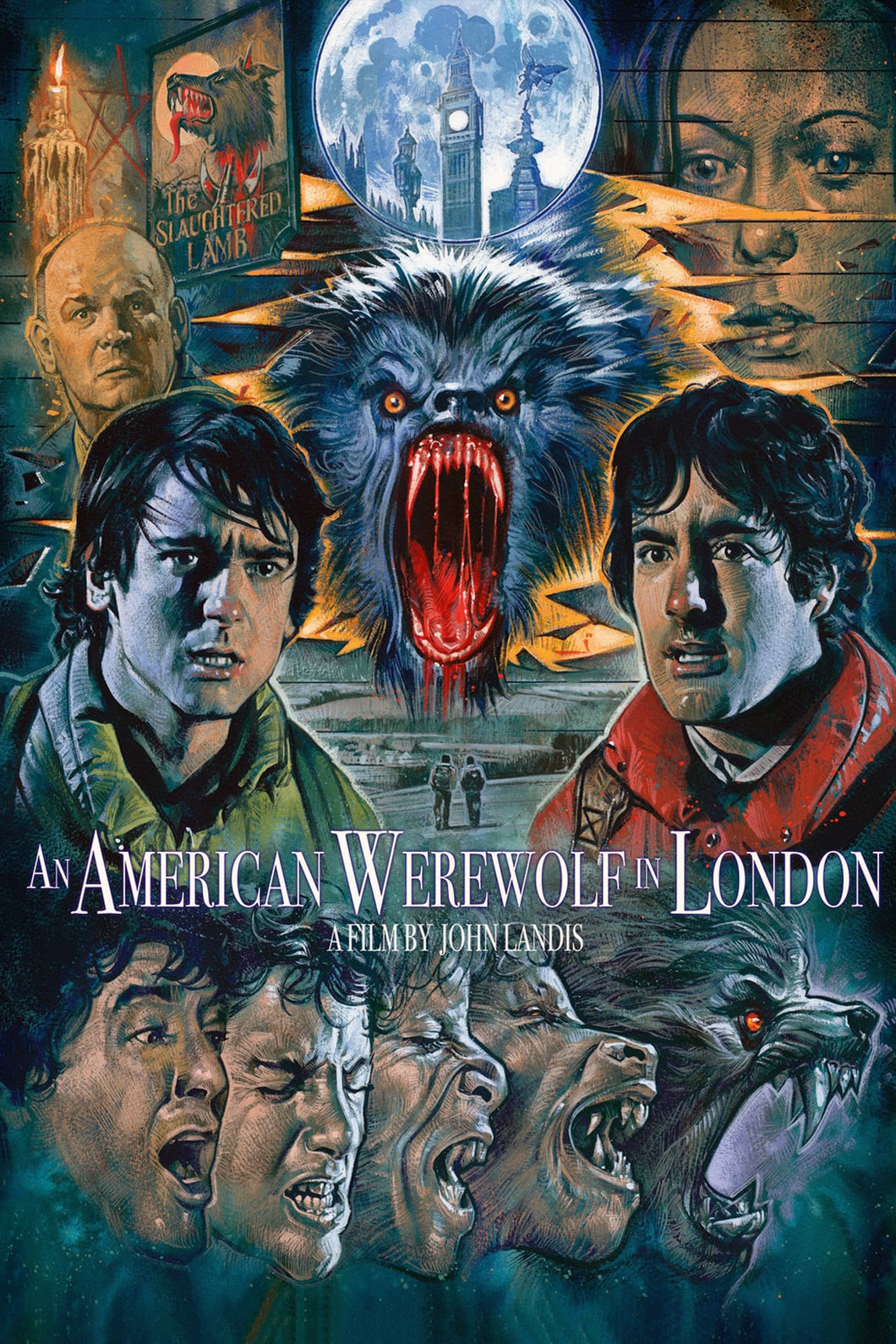 An American Werewolf In London (1981) Movie Poster Framed or Unframed Glossy Poster Free UK Shipping!!!
