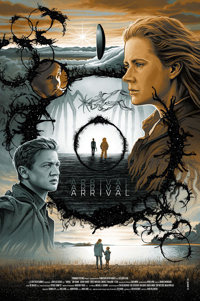 Arrival Movie Poster Framed or Unframed Glossy Poster Free UK Shipping!!!