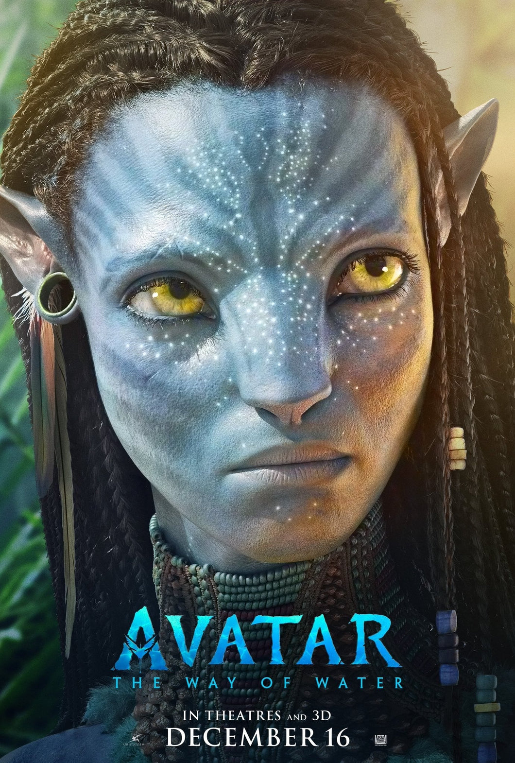 Avatar Way Of The Water Neytiri  (2022) Movie Poster Framed or Unframed Glossy Poster Free UK Shipping!!!