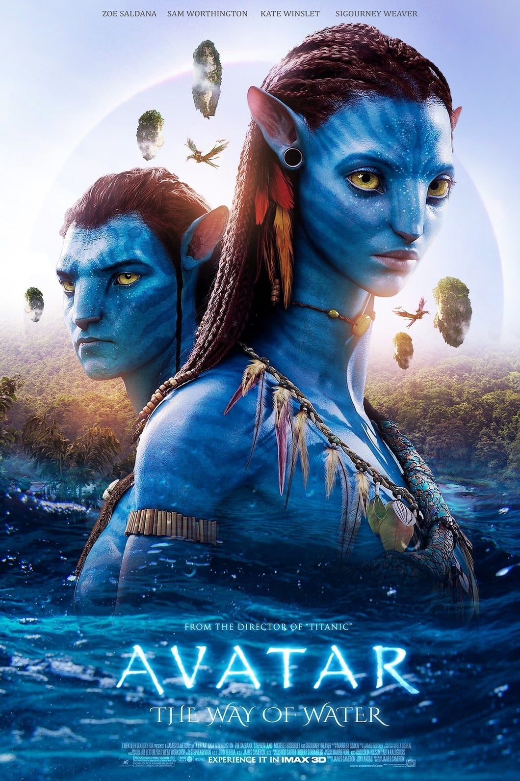 Copy of Avatar Way Of The Water V7 (2022) Movie Poster Framed or Unframed Glossy Poster Free UK Shipping!!!