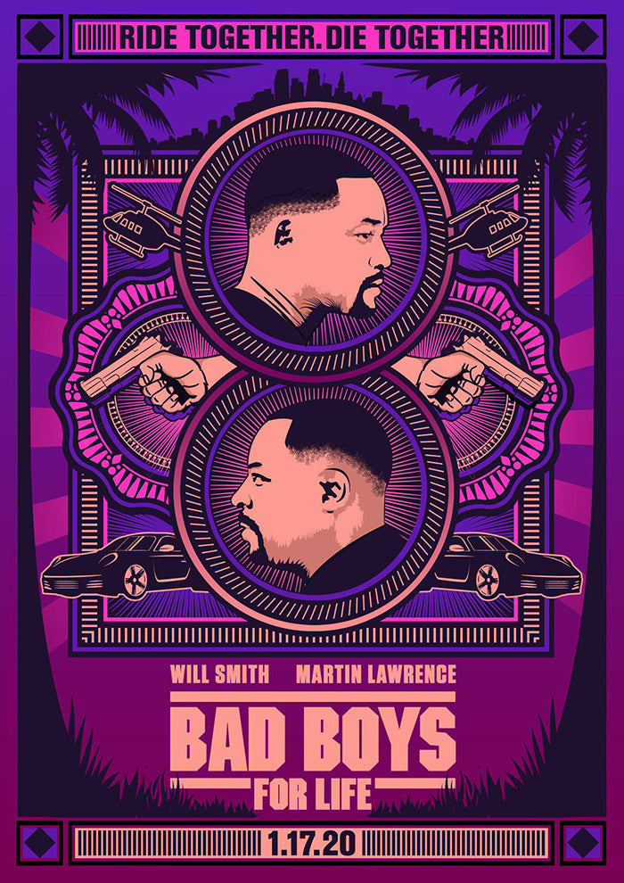 Bad Boys For Life Movie Poster Framed or Unframed Glossy Poster Free UK Shipping!!!