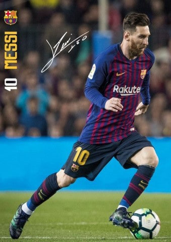 Barcelona fc Lionel Messi poster V1 Football Poster High Quality Glossy Paper A1 A2 A3 A4 A3 Framed or Unframed!!!