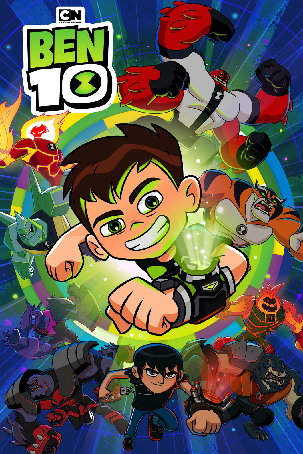 Ben 10 (2016)v3a2 3 4 TV Series High Quality Glossy Paper A1 A2 A3 A4 A3 Framed or Unframed!!!