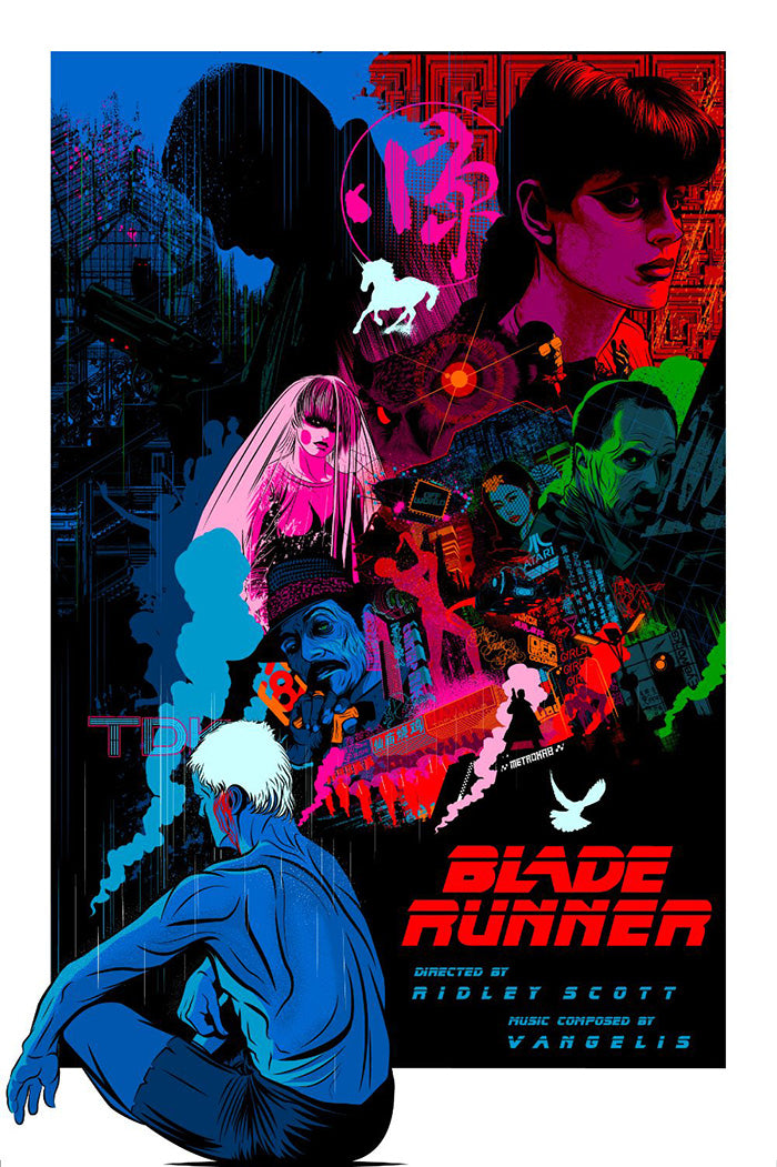Blade Runner Movie Poster Framed or Unframed Glossy Poster Free UK Shipping!!!