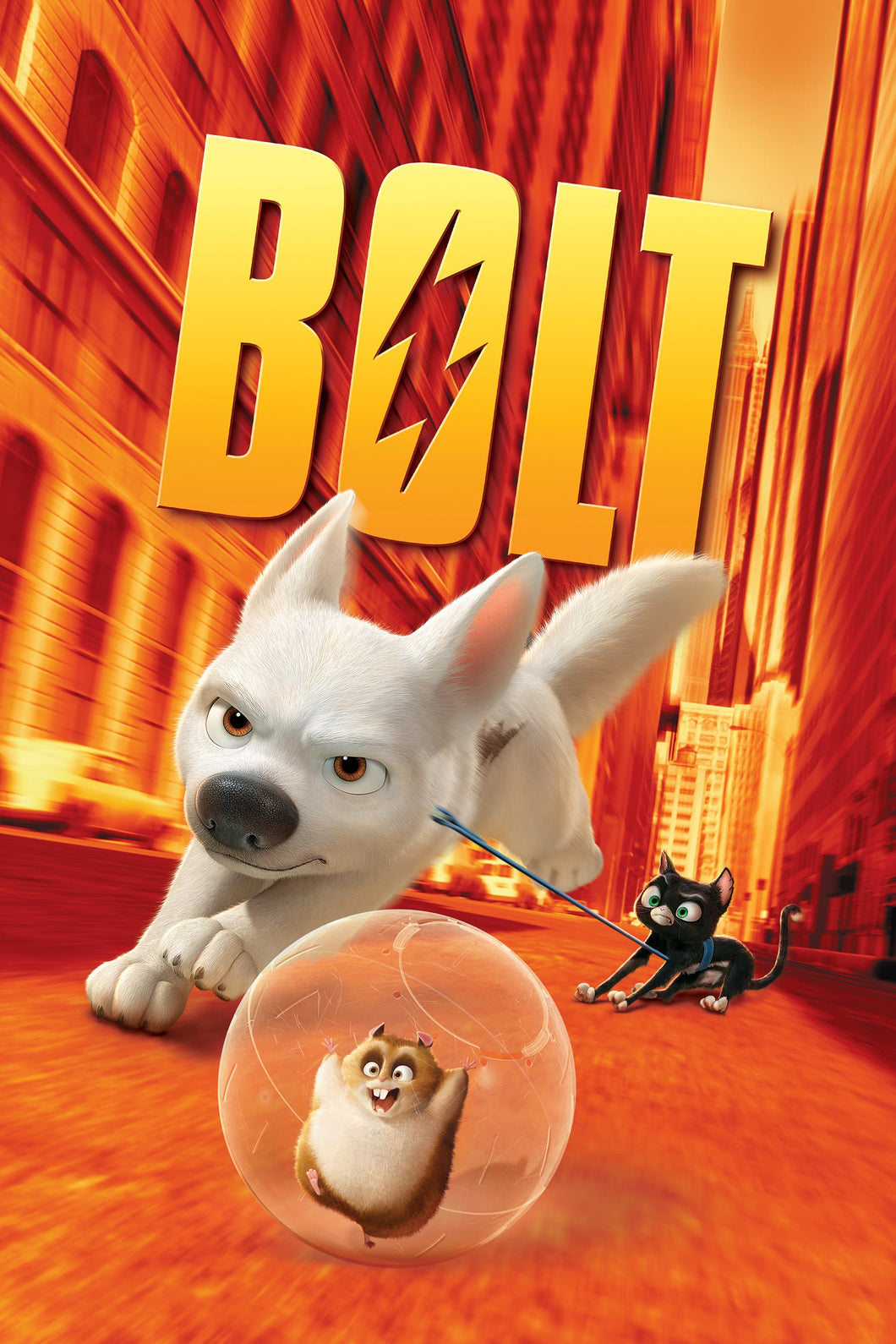 Bolt (2008) Animated Movie Poster Framed or Unframed Glossy Poster Free UK Shipping!!!