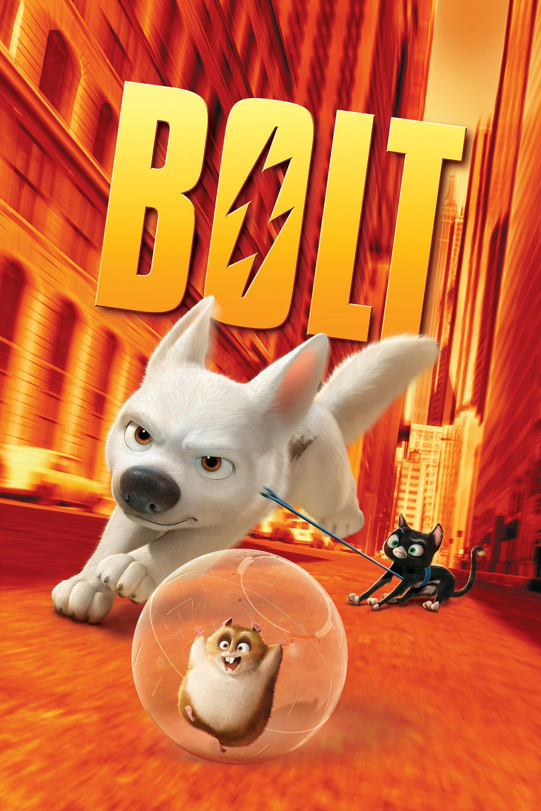 Bolt (2008) Animation Movie  High Quality Glossy Paper A1 A2 A3 A4 A3 Framed or Unframed!!!