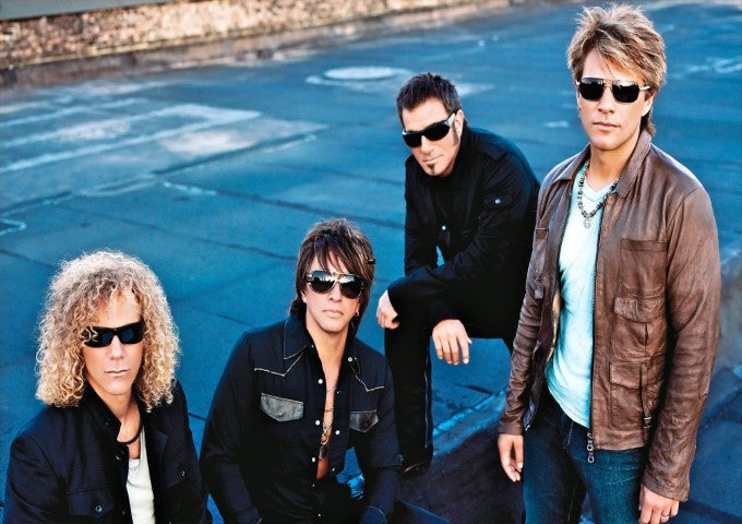 Bon Jovi Rock  Band High Quality Glossy Paper A1 A2 A3 A4 A3 Framed or Unframed!!!