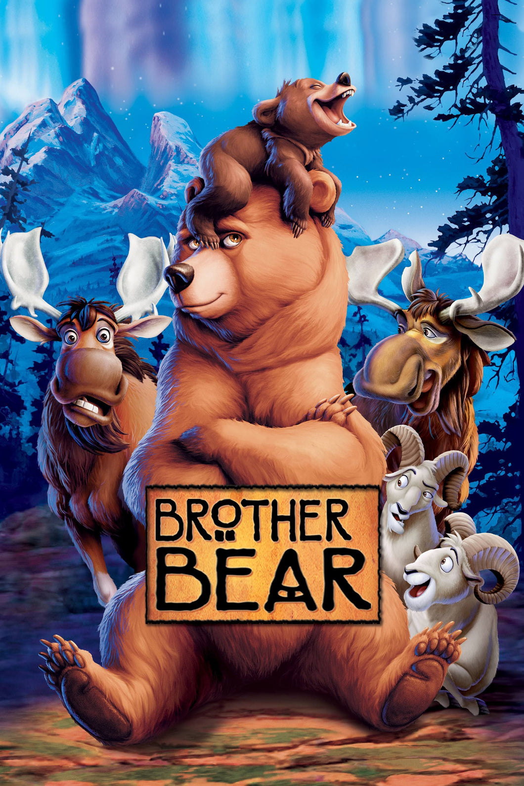 Brother Bear (2003) Animated Movie Poster Framed or Unframed Glossy Poster Free UK Shipping!!!