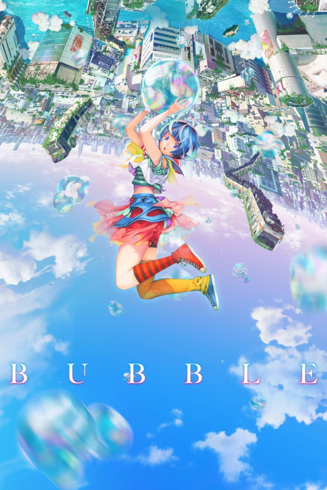 Bubble (2022) V1 Anime Movie Poster High Quality Glossy Paper A1 A2 A3 A4 A3 Framed or Unframed!!!