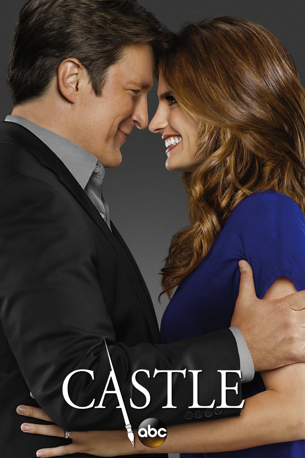 Castle (2009) v2 TV Series High Quality Glossy Paper A1 A2 A3 A4 A3 Framed or Unframed!!!