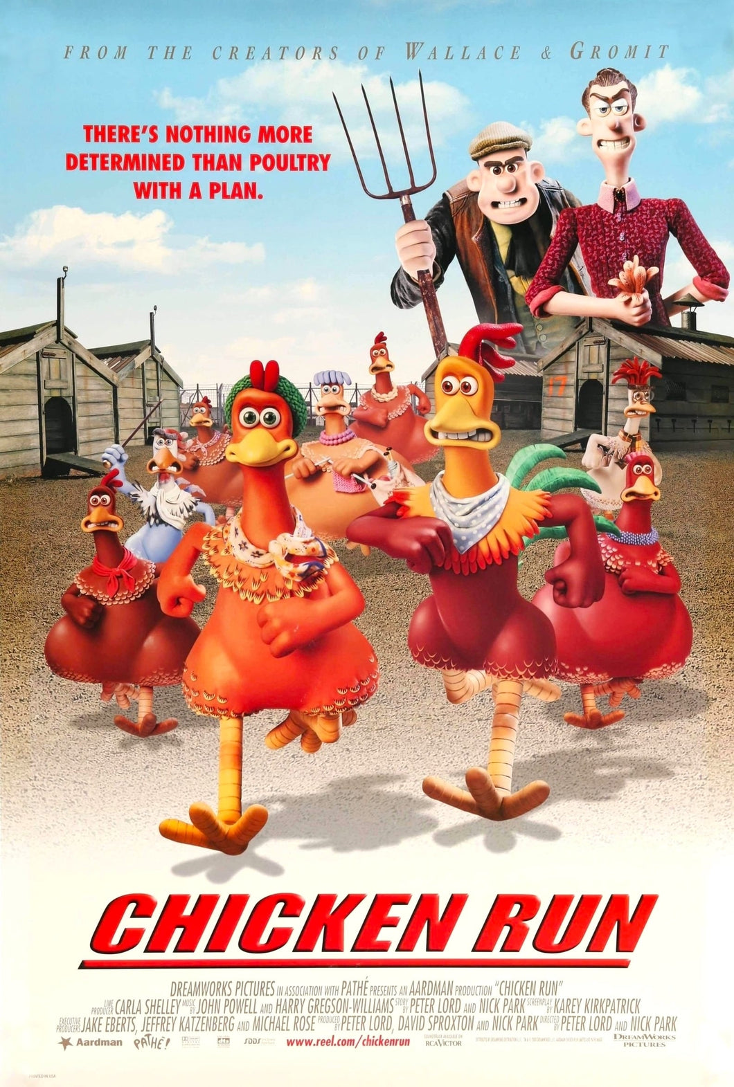 Chicken Run Animated Movie Poster Framed or Unframed Glossy Poster Free UK Shipping!!!