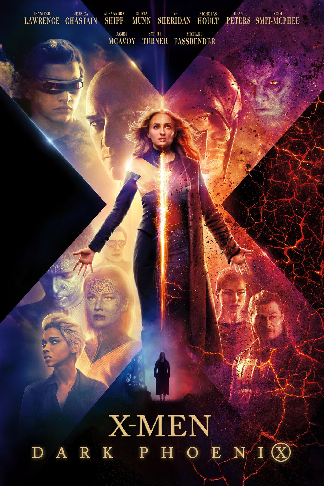 Dark Phoenix (2019) Movie Poster Framed or Unframed Glossy Poster Free UK Shipping!!!