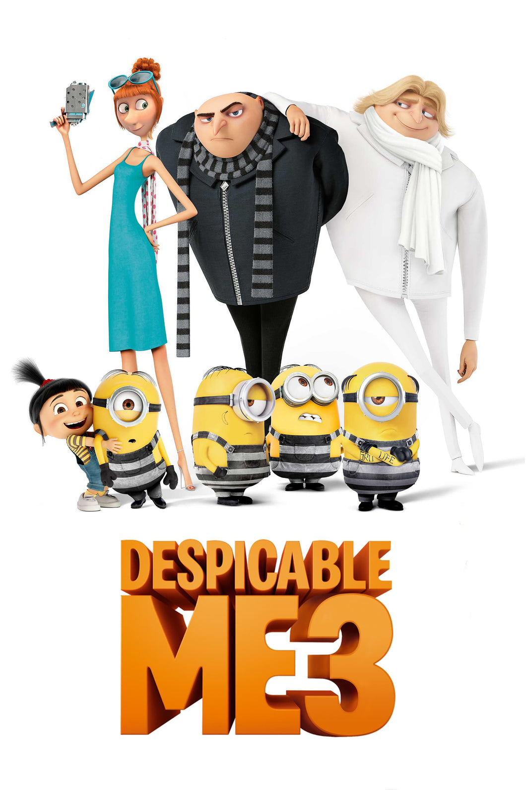 Despicable Me 3 (2017) Animated Movie Poster Framed or Unframed Glossy Poster Free UK Shipping!!!