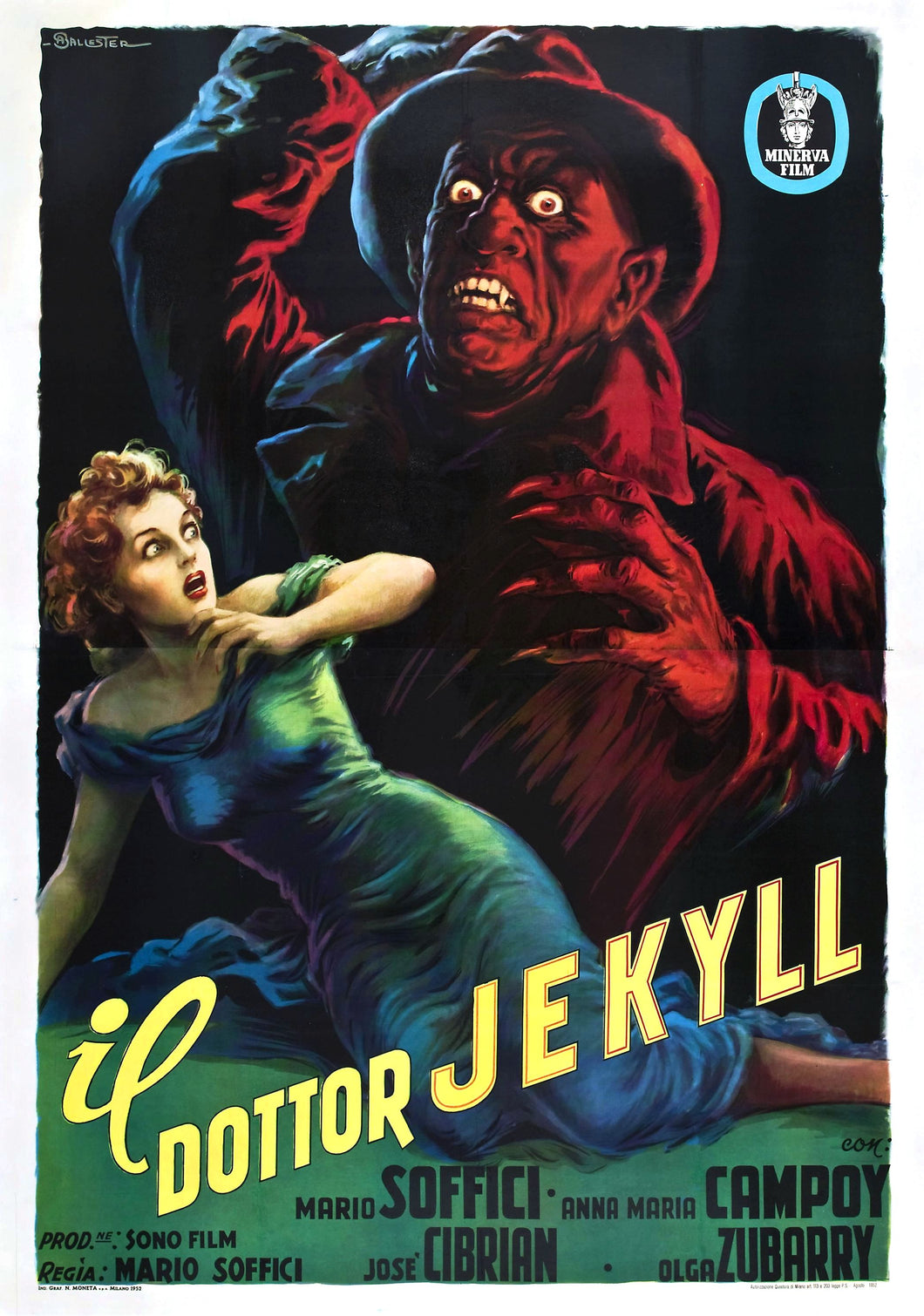 Dr. Jekyll Movie Poster Framed or Unframed Glossy Poster Free UK Shipping!!!