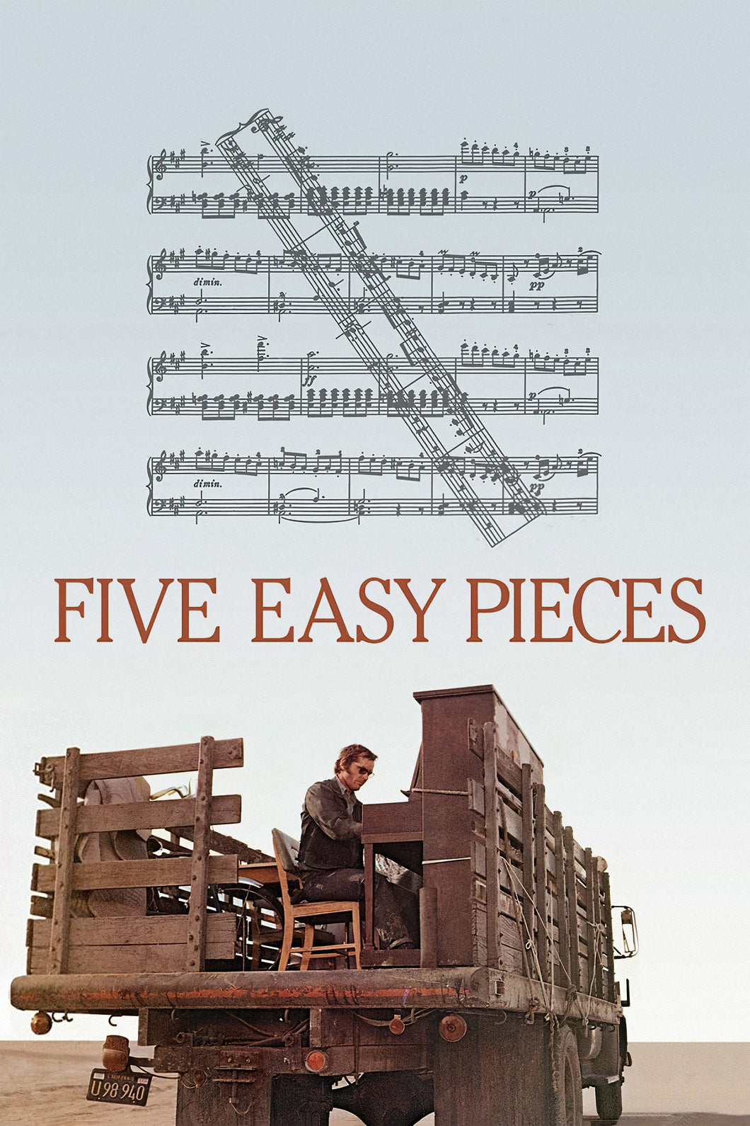Five Easy Pieces (1970) Movie Poster High Quality Glossy Paper A1 A2 A3 A4 A3 Framed or Unframed!!!