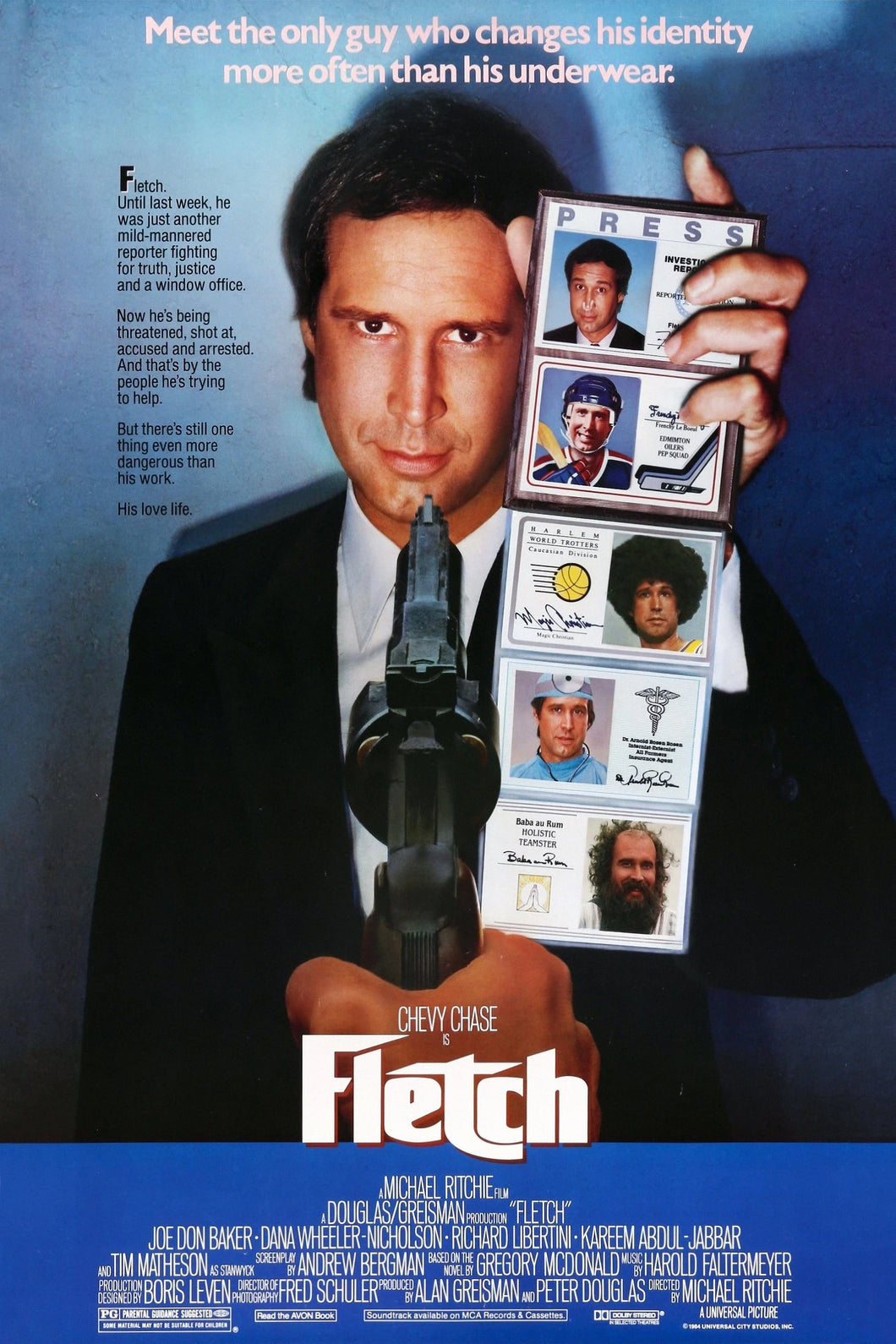 Fletch (1985) Movie Poster High Quality Glossy Paper A1 A2 A3 A4 A3 Framed or Unframed!!!