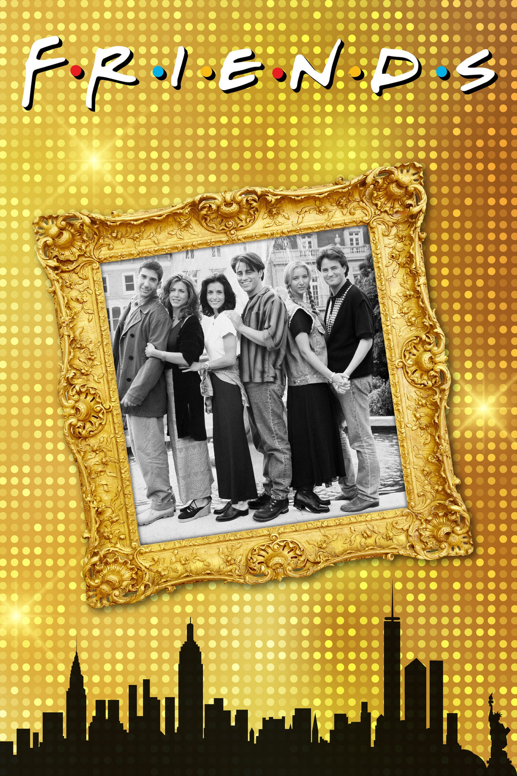 Friends (1994)v4 TV Series High Quality Glossy Paper A1 A2 A3 A4 A3 Framed or Unframed!!!