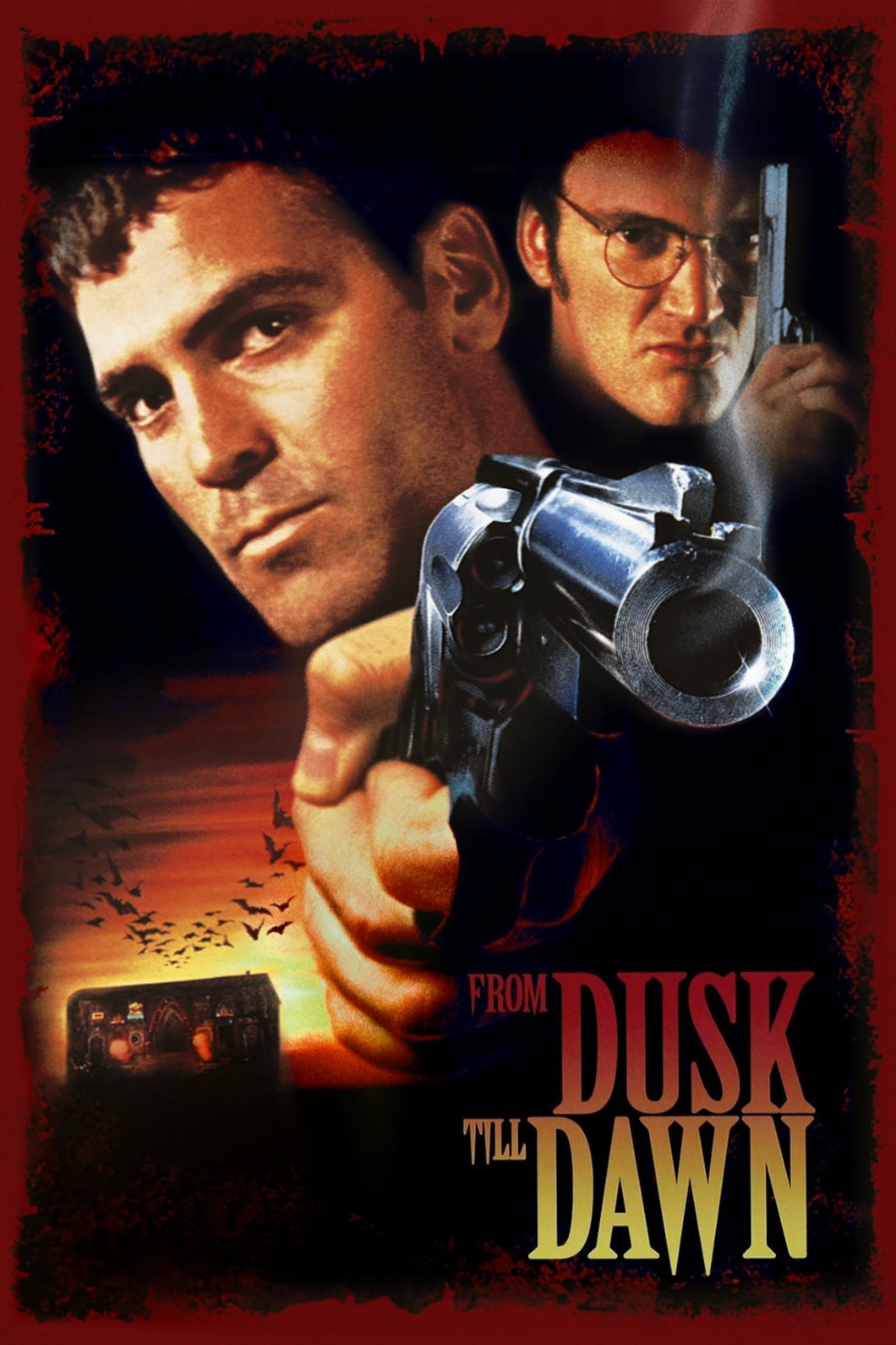 From Dusk Till Dawn 1996  Movie Poster High Quality Glossy Paper A1 A2 A3 A4 A3 Framed or Unframed!!!