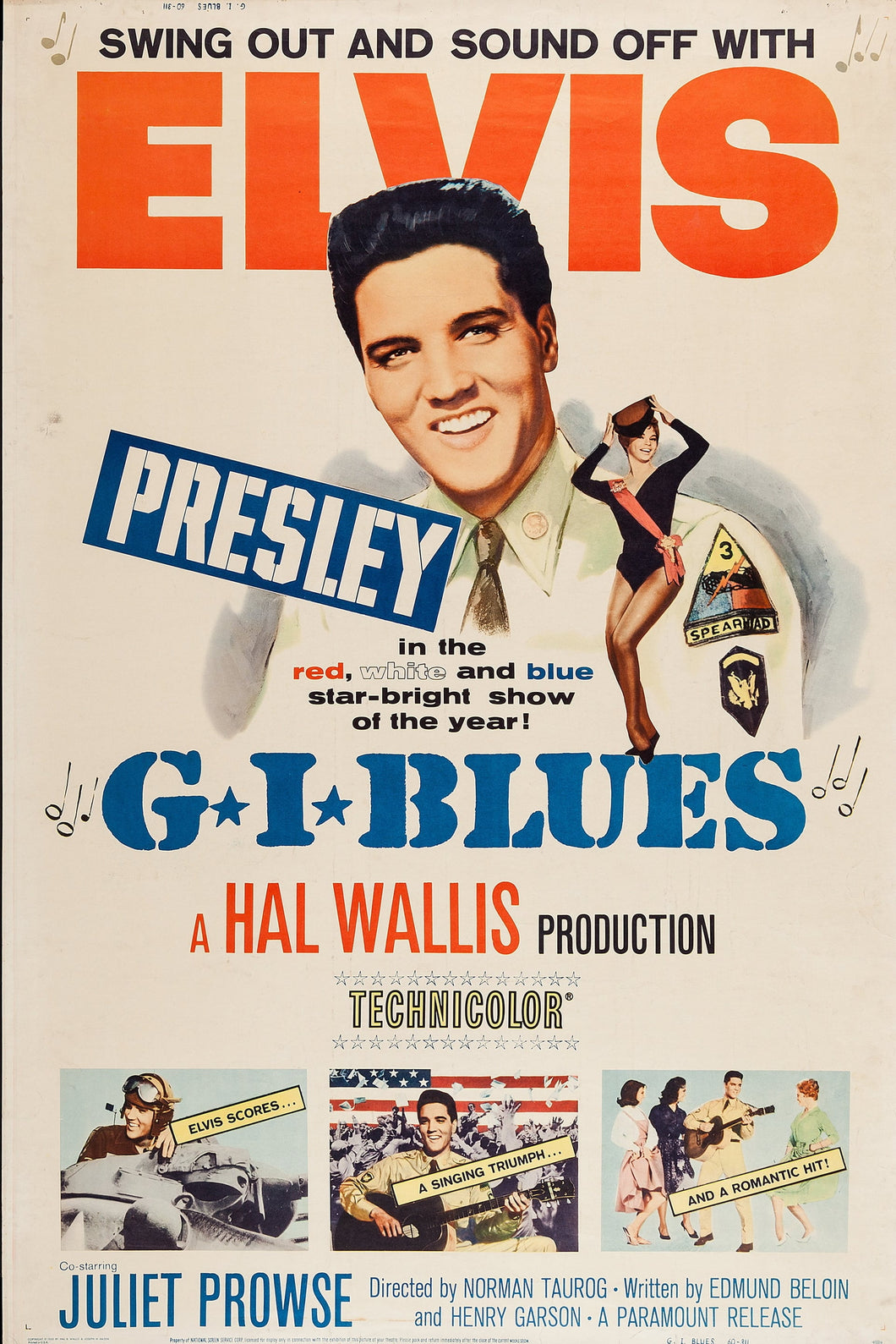 G.I. Blues (1960) Movie Poster High Quality Glossy Paper A1 A2 A3 A4 A3 Framed or Unframed!!!