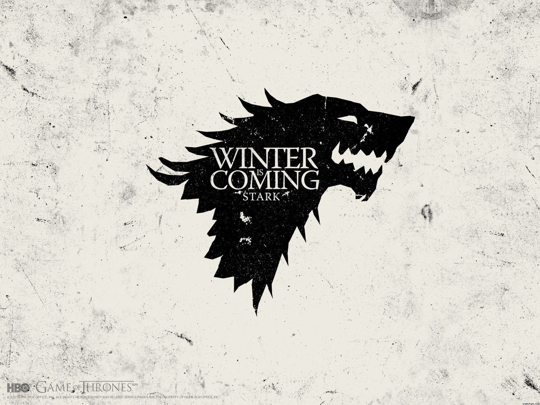 Game Of Thrones Winter Is Coming TV Show Poster Framed or Unframed Glossy Poster Free UK Shipping!!!