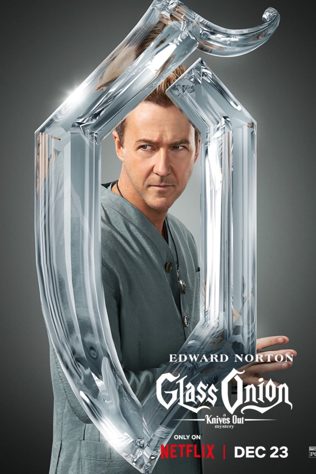 Glass Onion A Knives Out Mystery (2022) Miles Bron Movie Poster High Quality Glossy Paper A1 A2 A3 A4 A3 Framed or Unframed!!!