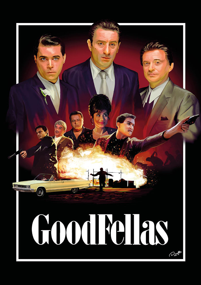 Goodfellas Movie Poster Framed or Unframed Glossy Poster Free UK Shipping!!!