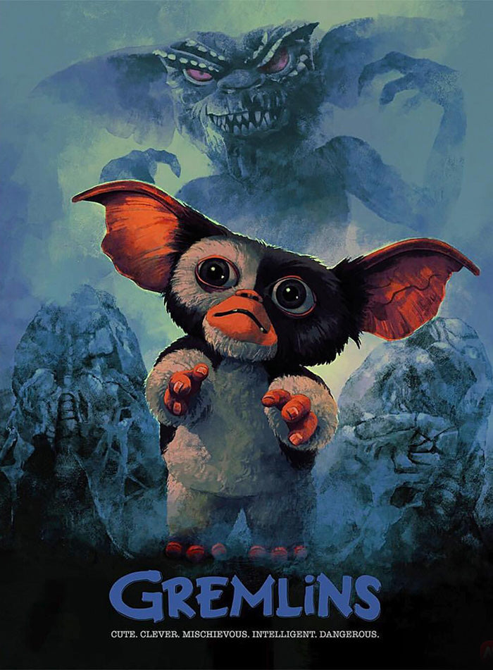 Gremlins Movie Poster Poster Framed or Unframed Glossy Poster Free UK Shipping!!!