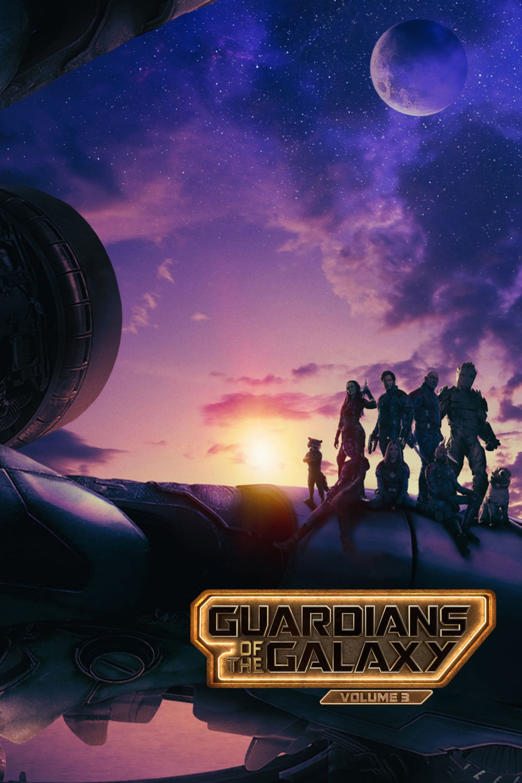 Guardians of the Galaxy Volume 3 (2023) V1 Movie Poster High Quality Glossy Paper A1 A2 A3 A4 A3 Framed or Unframed!!!