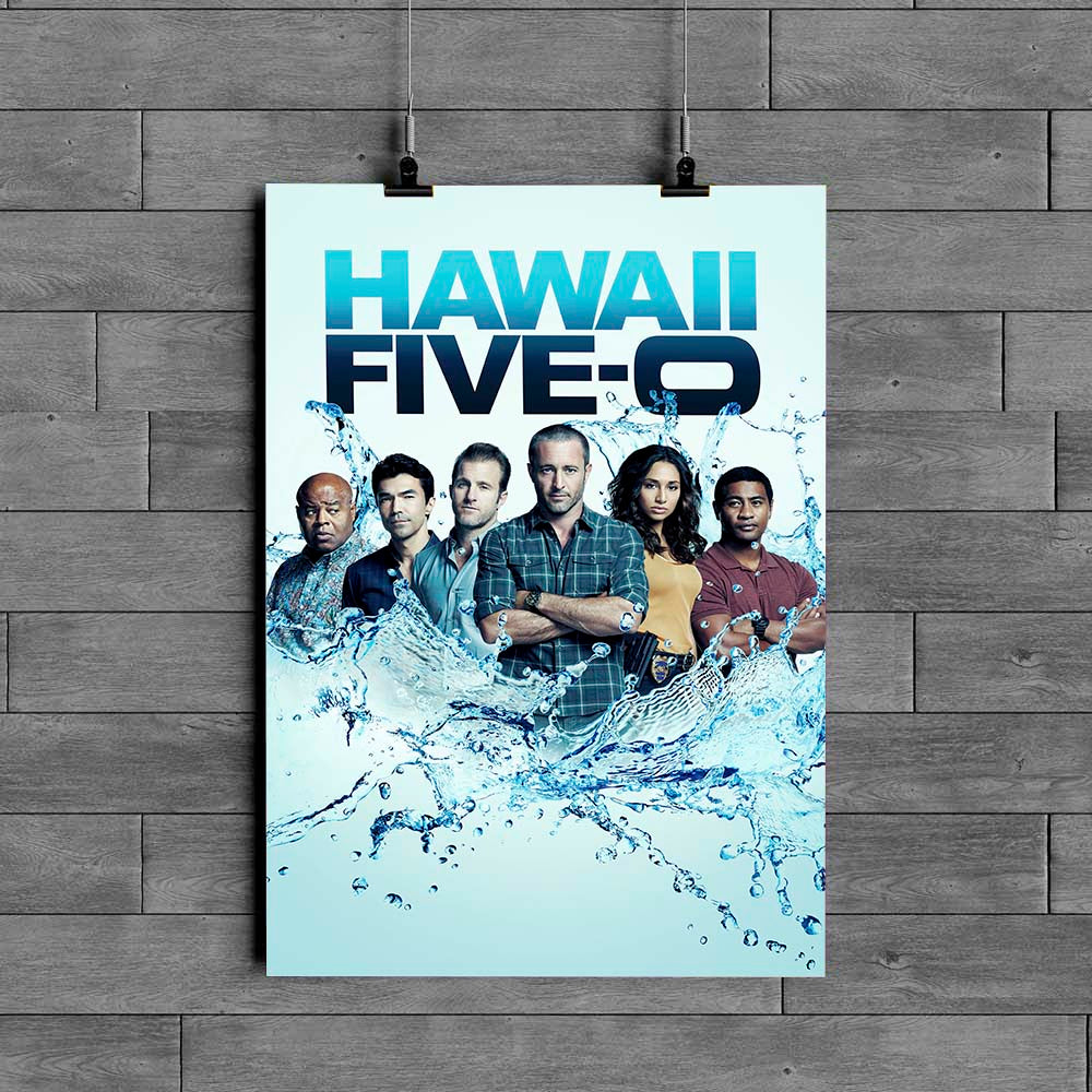 Hawaii Five-0 UL   TV Series High Quality Glossy Paper A1 A2 A3 A4 A3 Framed or Unframed!!!