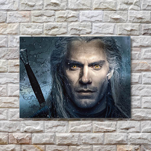 Henry Cavill The Witcher ul TV Series High Quality Glossy Paper A1 A2 A3 A4 A3 Framed or Unframed!!!