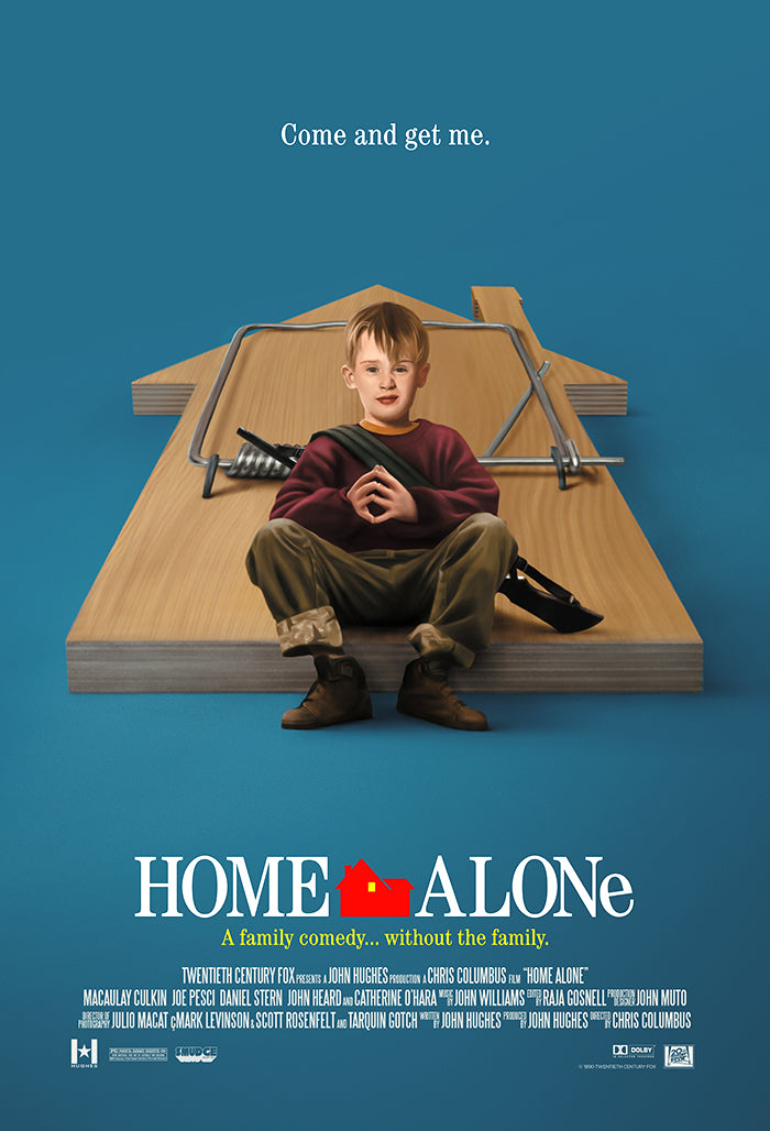 Home Alone Movie Poster Framed or Unframed Glossy Poster Free UK Shipping!!!