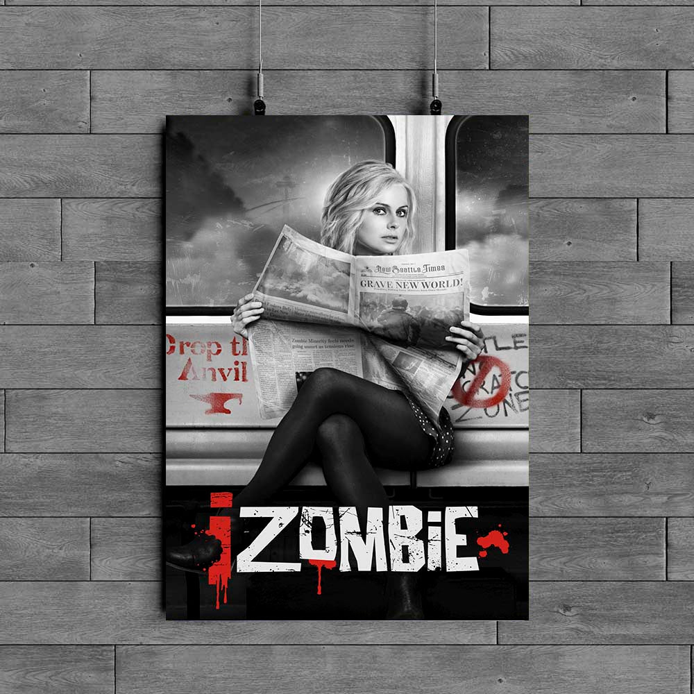 IZombie v1 TV Series High Quality Glossy Paper A1 A2 A3 A4 A3 Framed or Unframed!!!
