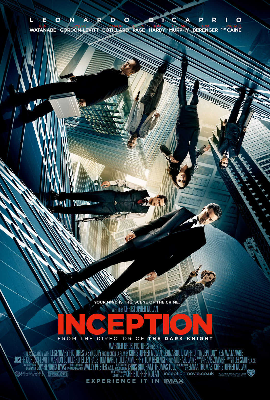 Inception Movie Poster Framed or Unframed Glossy Poster Free UK Shipping!!!