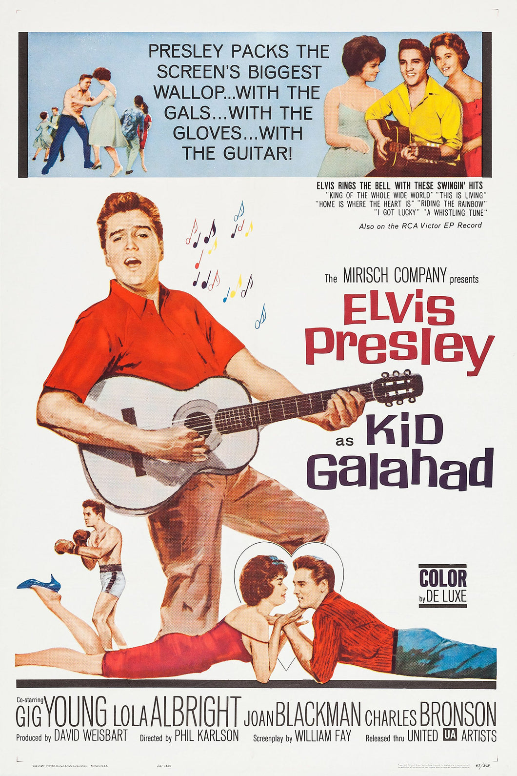 Kid Galahad (1962) Movie Poster High Quality Glossy Paper A1 A2 A3 A4 A3 Framed or Unframed!!!