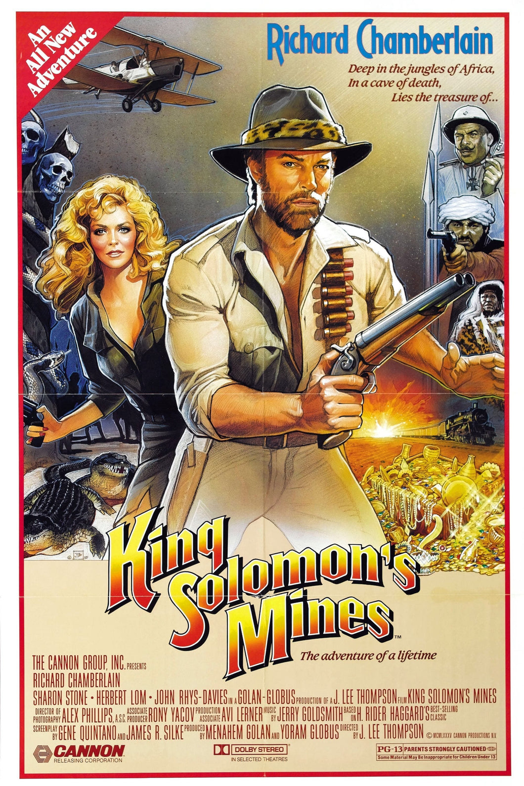 King Solomon's Mines (1985) Movie Poster High Quality Glossy Paper A1 A2 A3 A4 A3 Framed or Unframed!!