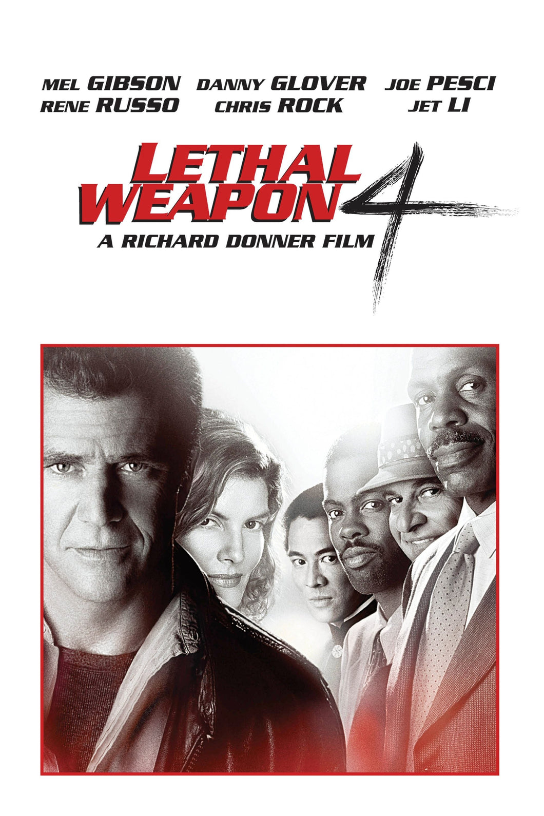 Lethal Weapon 4 (1998) Movie Poster High Quality Glossy Paper A1 A2 A3 A4 A3 Framed or Unframed!!!