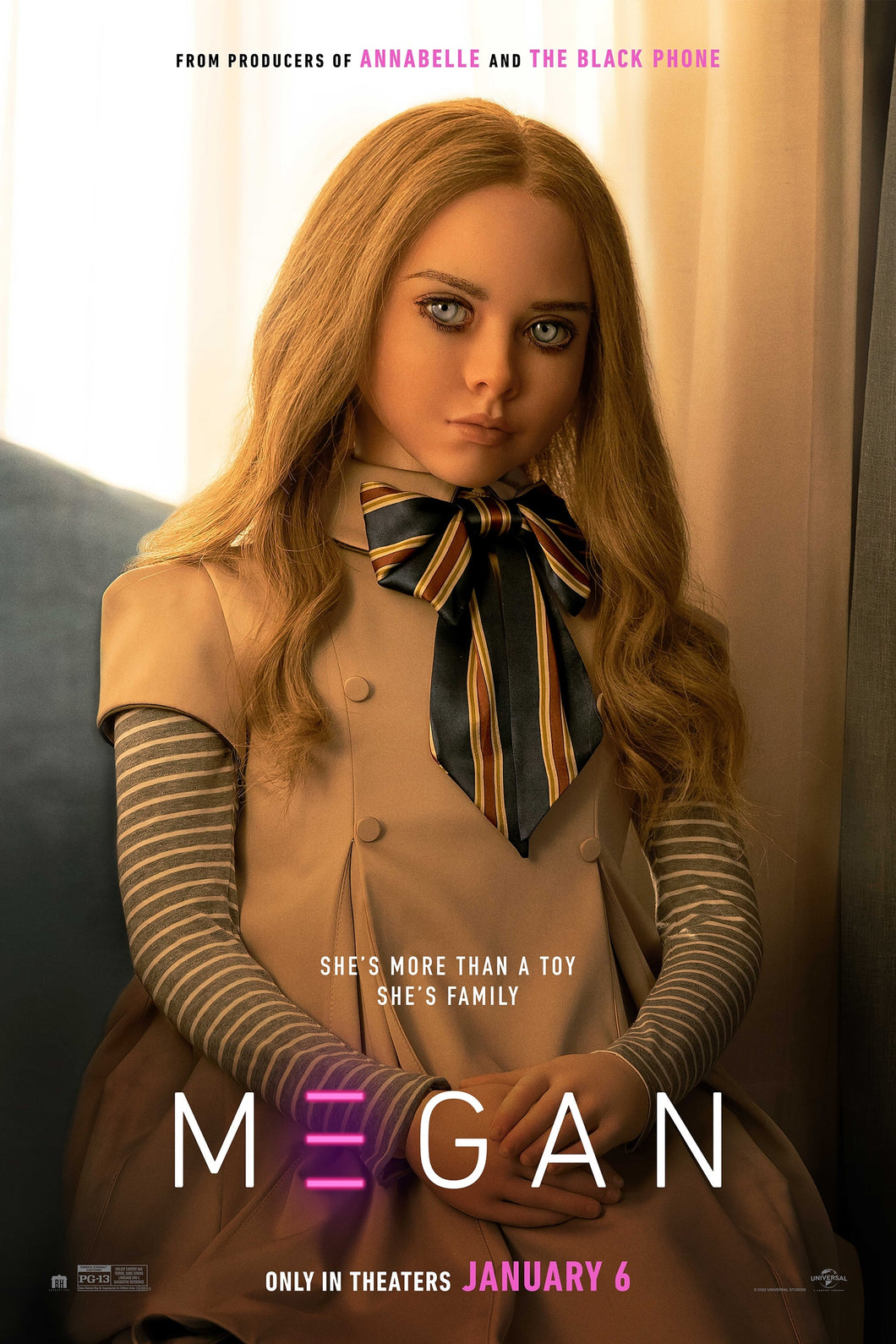 M3GAN (2022) V1 Movie Poster High Quality Glossy Paper A1 A2 A3 A4 A3 Framed or Unframed!!!