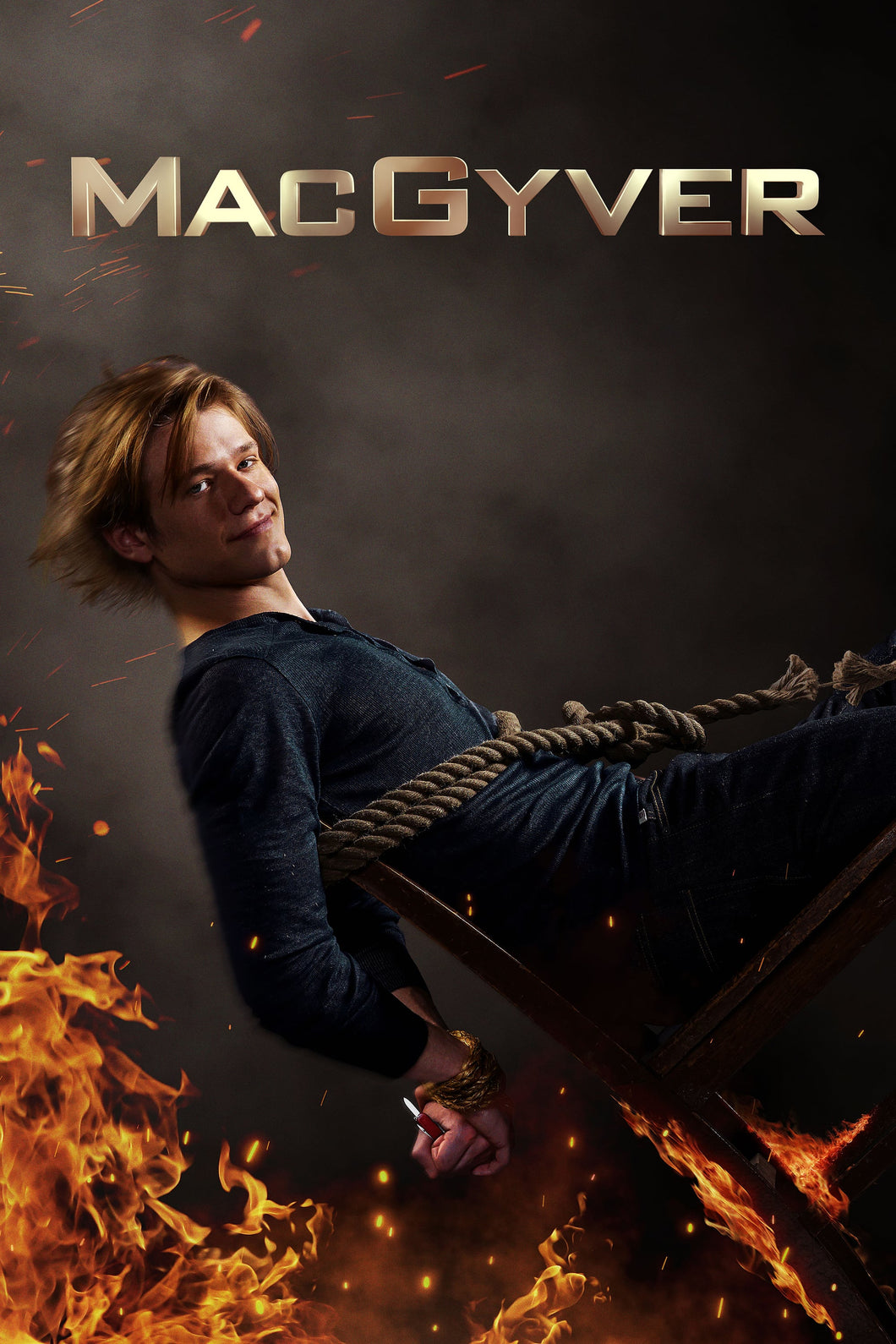 MacGyver TV Shows Poster Framed or Unframed Glossy Poster Free UK Shipping!!!